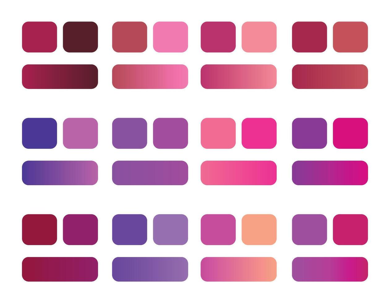 Color palette for web design vector
