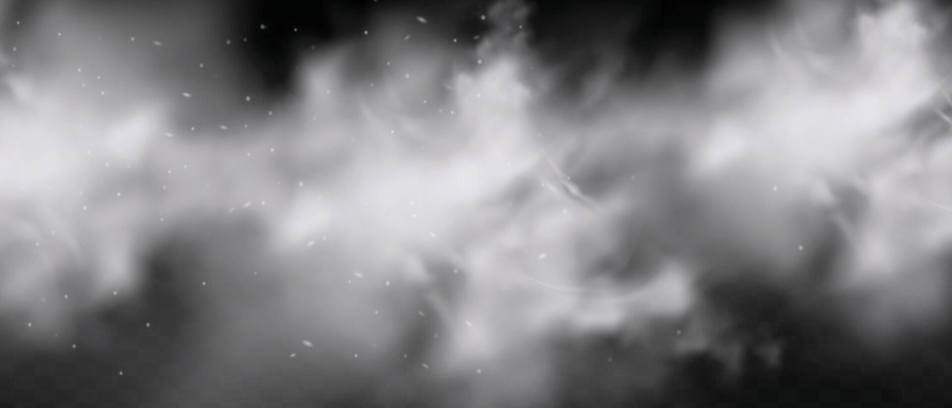 A black and white image of a white cloud vector