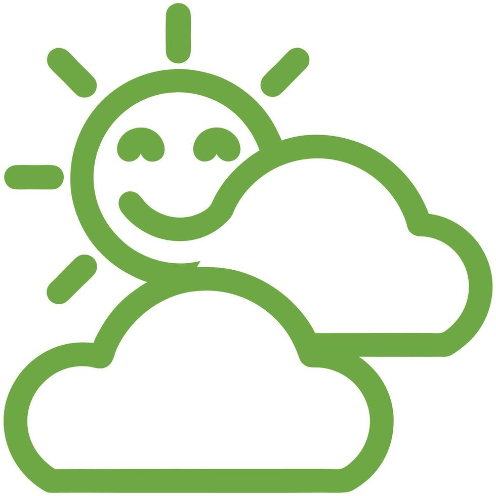 Weather icon design Sun Partly Cloudy. raindrop icon Snowy Snowflakes Stormy Storm cloud. vector