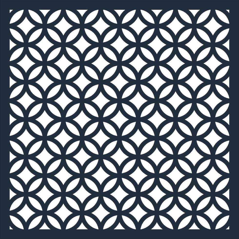 Laser cutting design vector