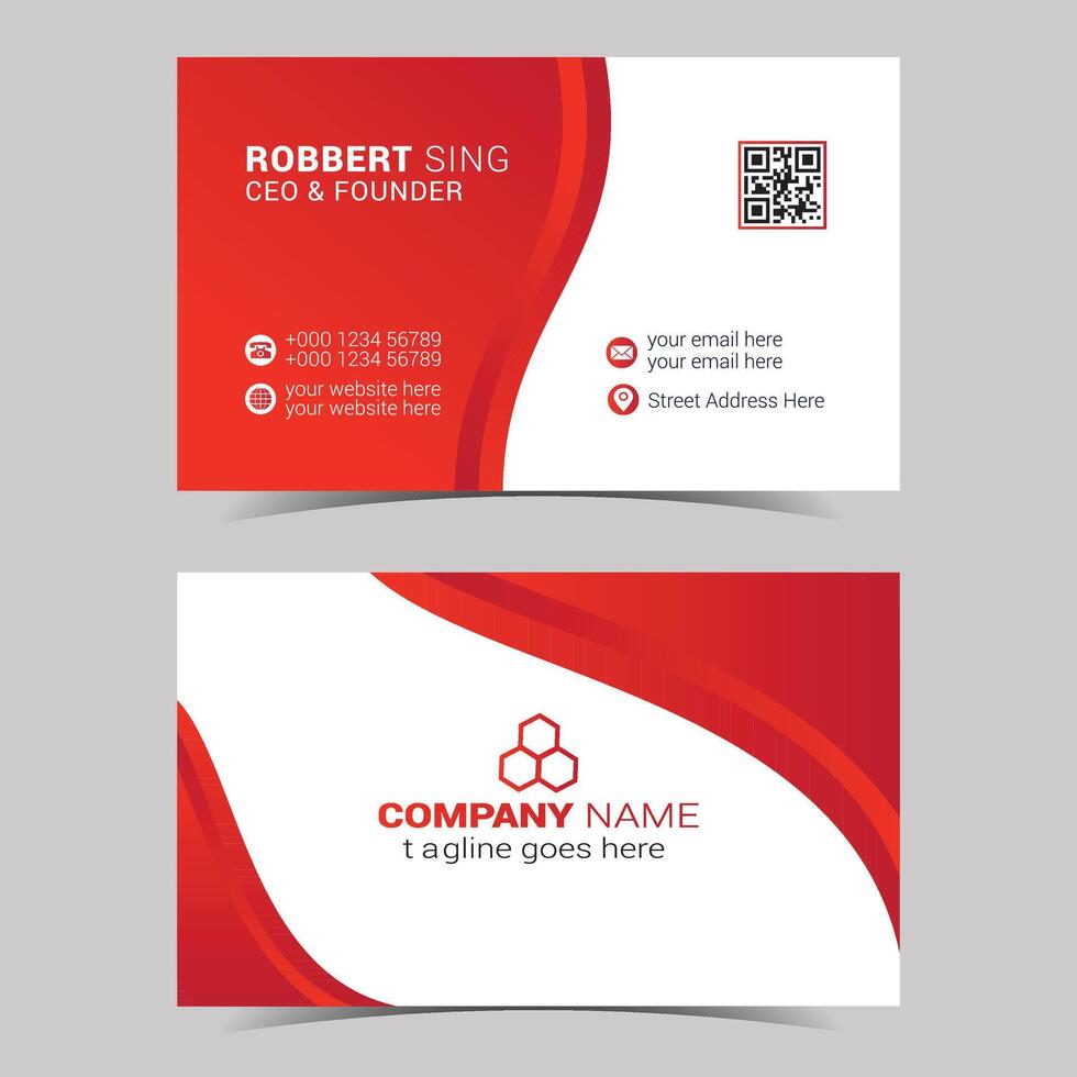 Business Card Design vector
