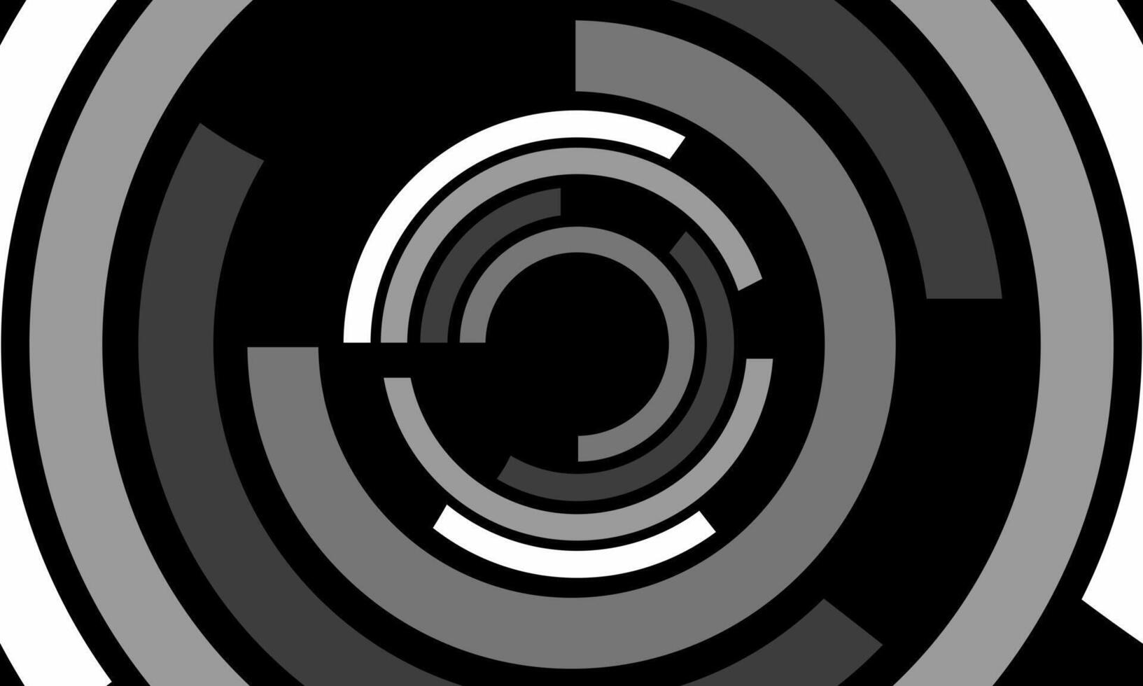 technological circle pattern abstract background. retro round style. vector