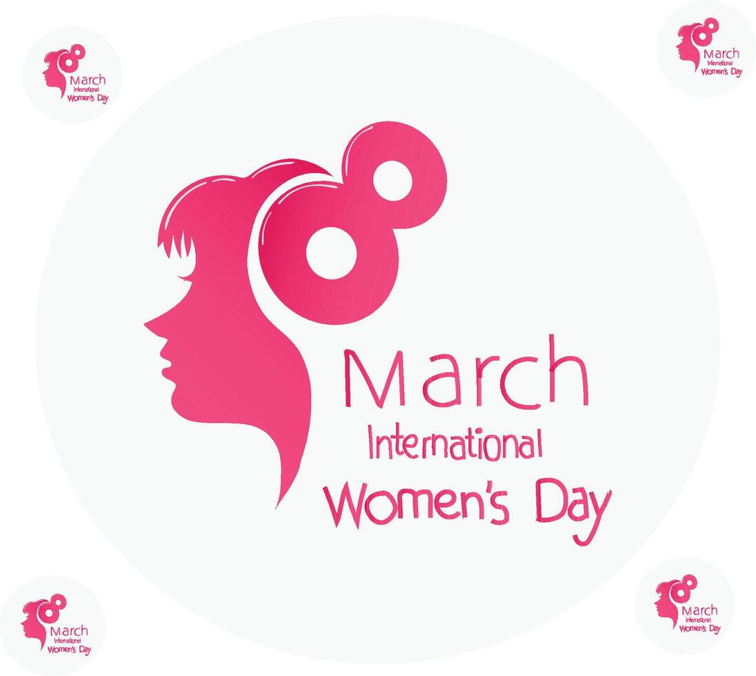 Womans Day Card vector