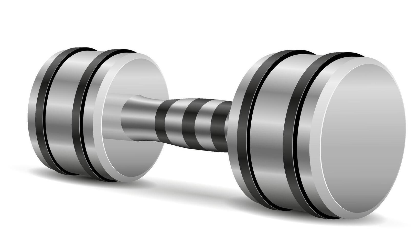 dumbbells for sports or fitness for muscle building stock illustration isolated on white background vector