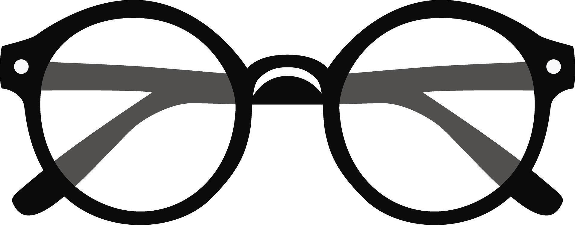 Icon Drawing of Eyesight Glasses vector