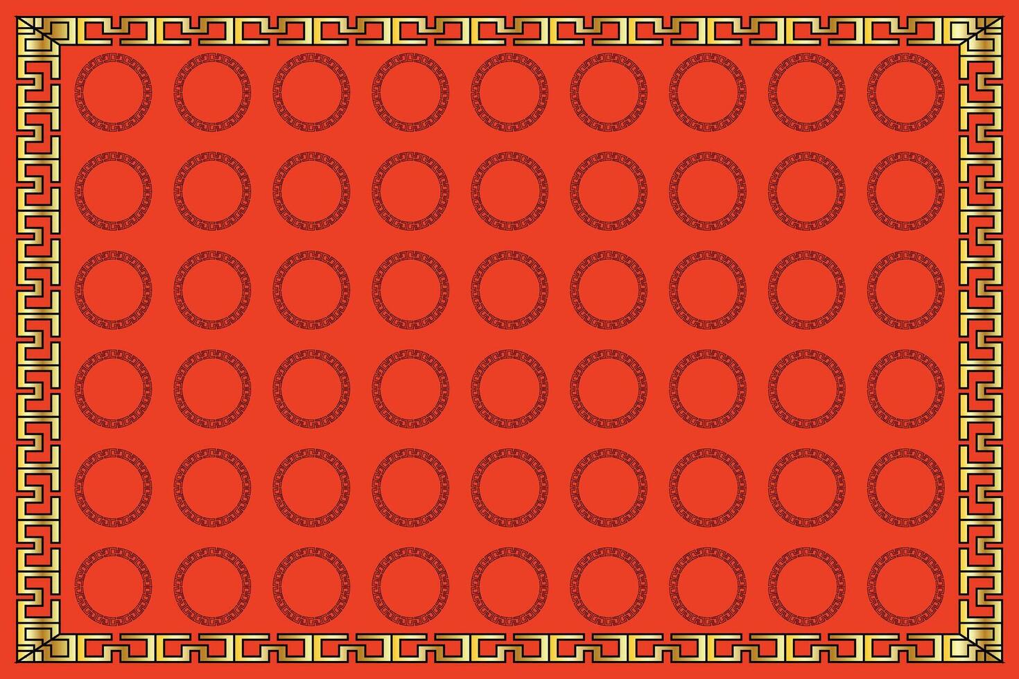 Special Asian style design with red and gold tones vector