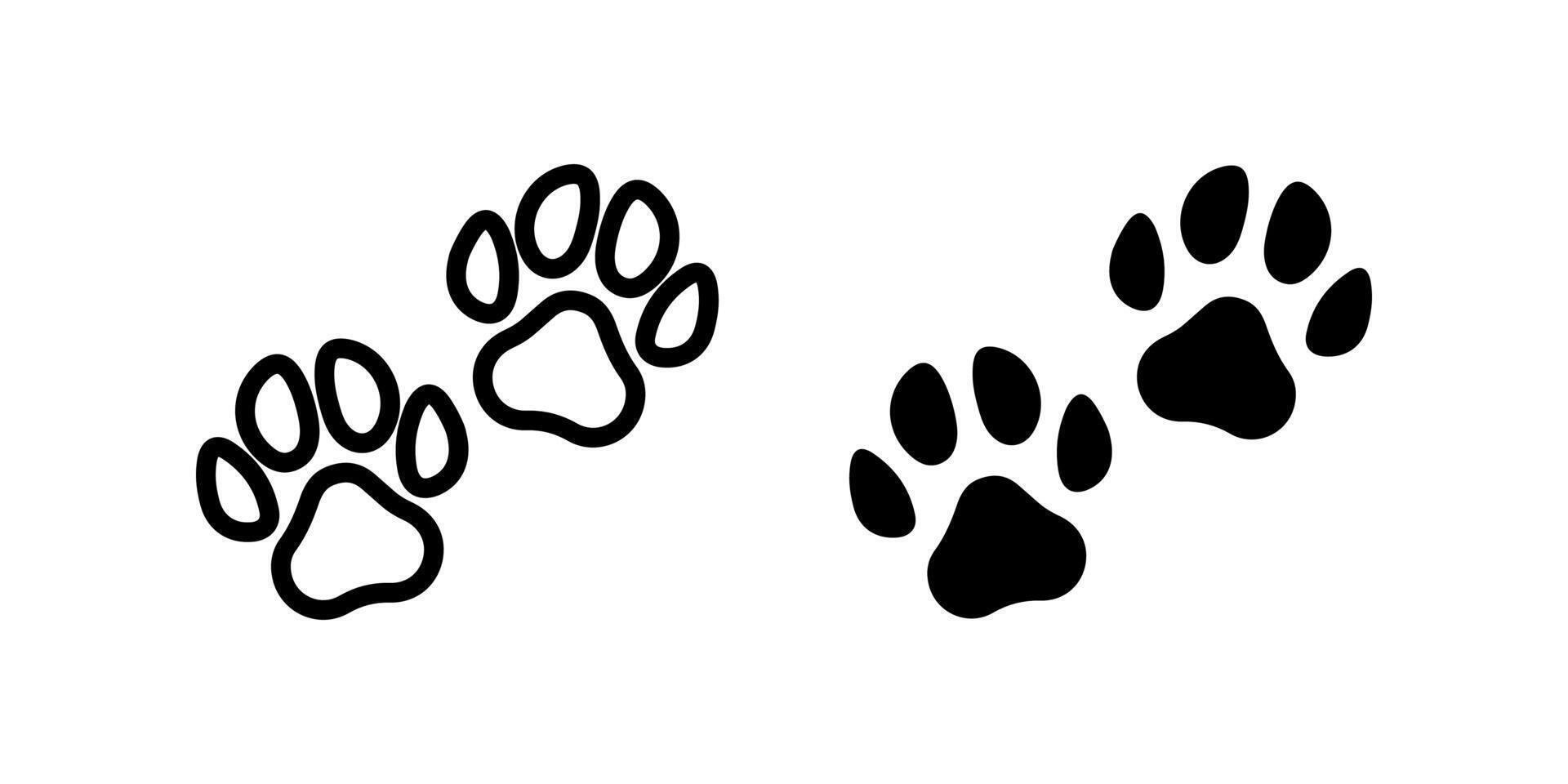 Footprint icon. for mobile concept and web design. illustration vector