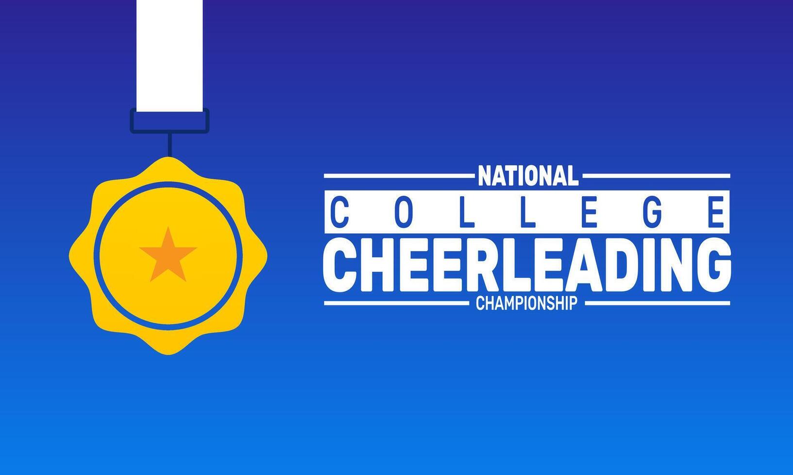National Cheerleading Week is a time to recognize the passion and athleticism of cheerleaders, who bring excitement, support, and positivity to sports events and strengthen team dynamics. vector