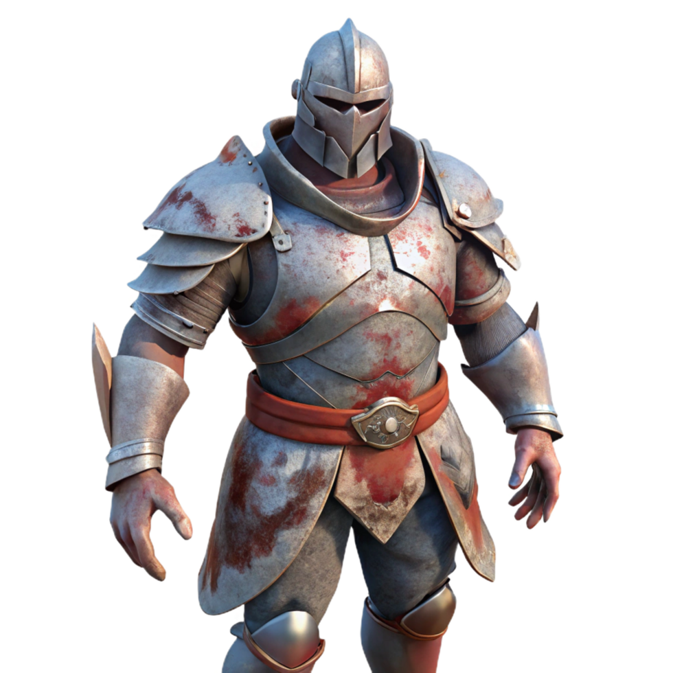 Bloody Knight 3D Render png