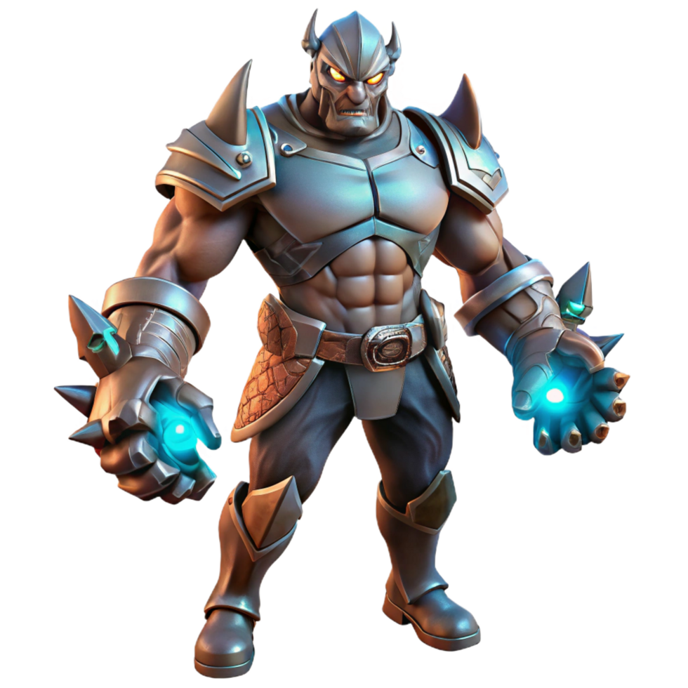 Powerful 3D Render of Fantasy Warrior png