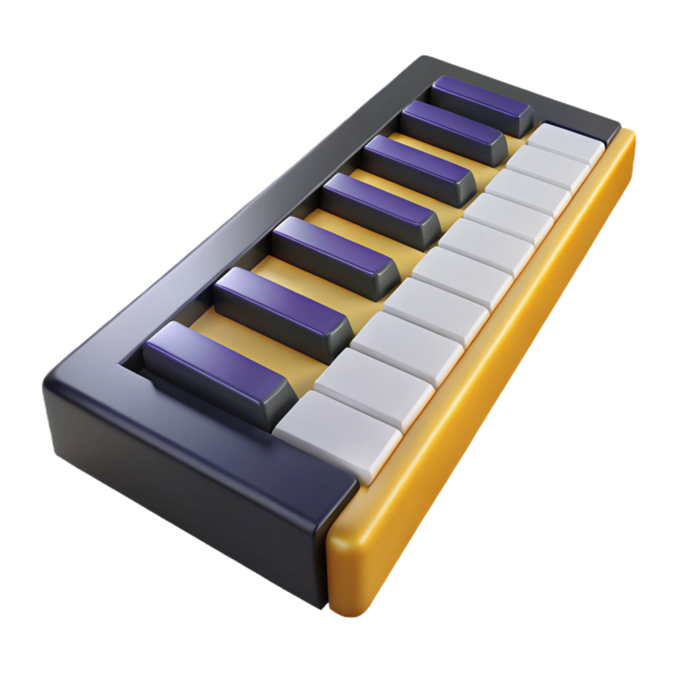 3D Render Mini Keyboard Icon png