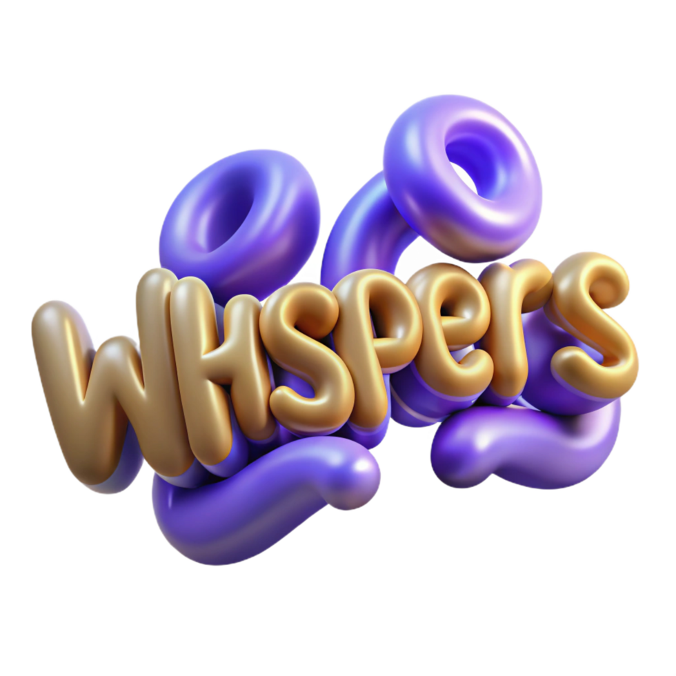 3D Whispers Abstract Background png