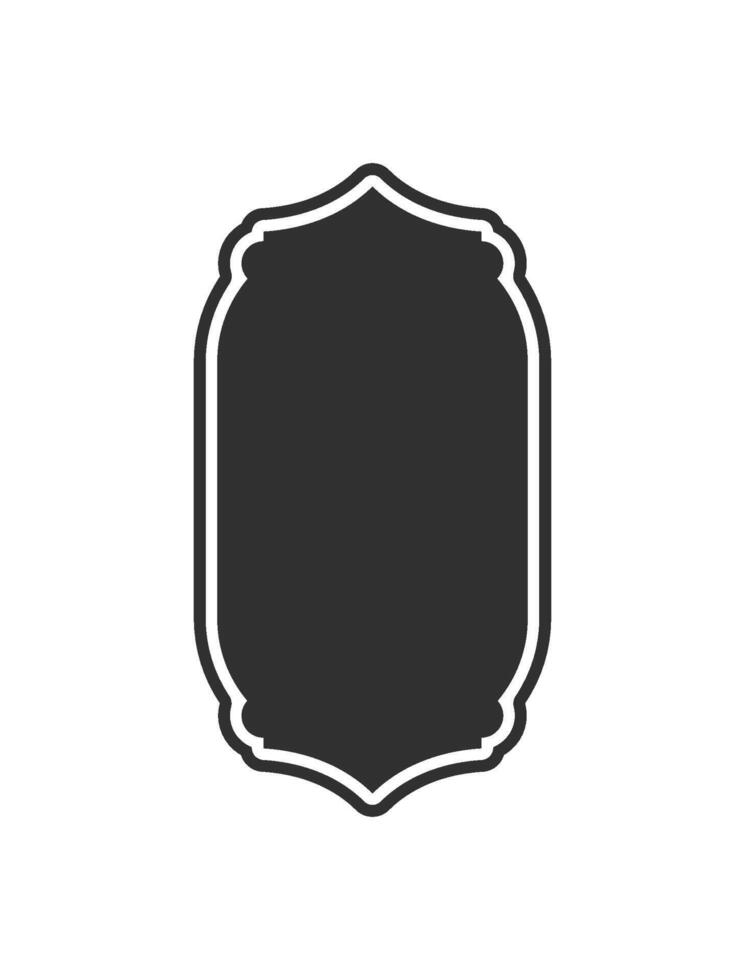 This elegant Islamic shape features a beautifully designed window or door arch, making it ideal for Ramadan Kareem themes and enhancing Arabian decor with a touch of cultural artistry vector