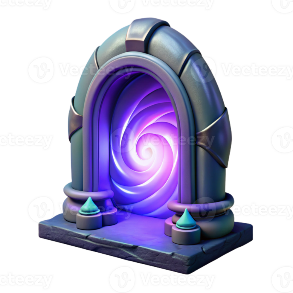 magnificent artistic 3D Render Mystic Portal Illustration authentic png