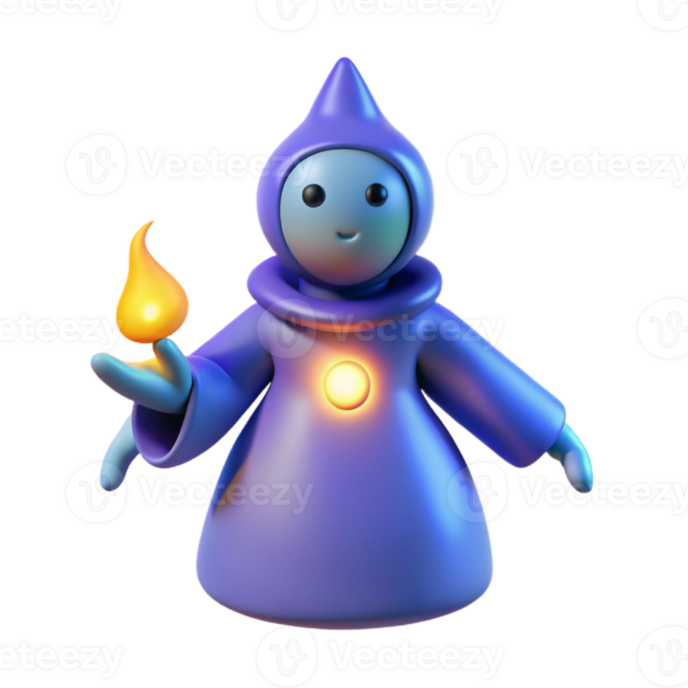 magnificent contemporary Cute 3D Render of a Magical Creature 4K png