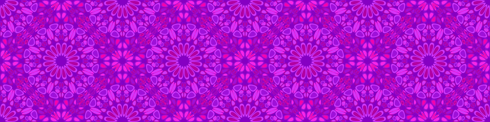 Geometrical garden mandala ornament pattern background - bohemian abstract oriental geometric seamless art vector