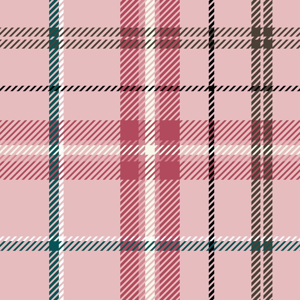 Charming Pink and Red Plaid Pattern for Design Inspiration vector
