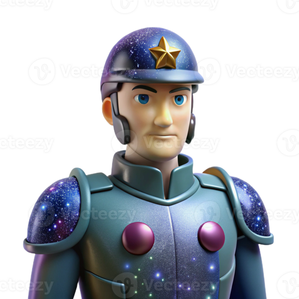 magnificent modern 3D Render of a Space Trooper exclusive png