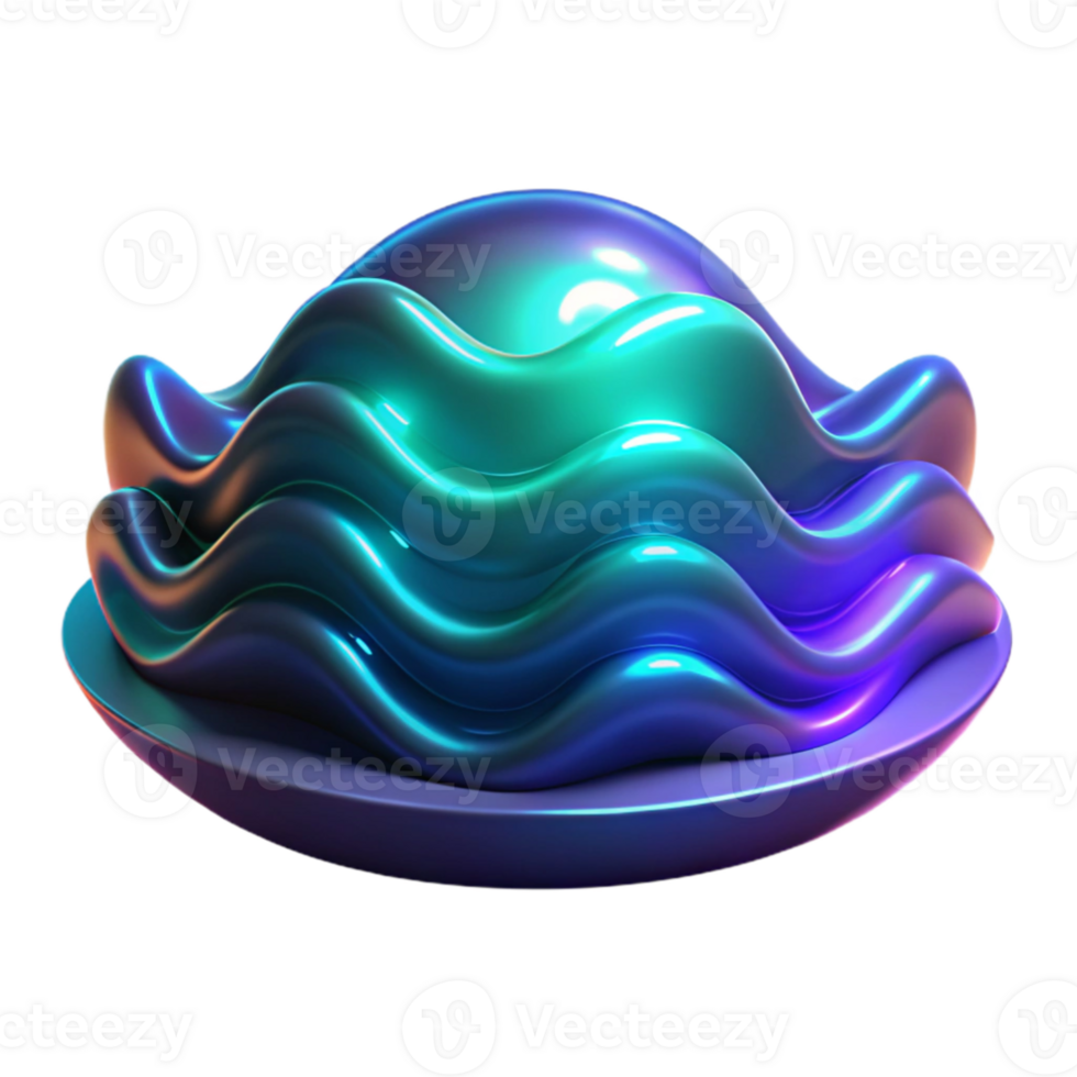 elegant classic 3D Abstract Wave Background Render exclusive png