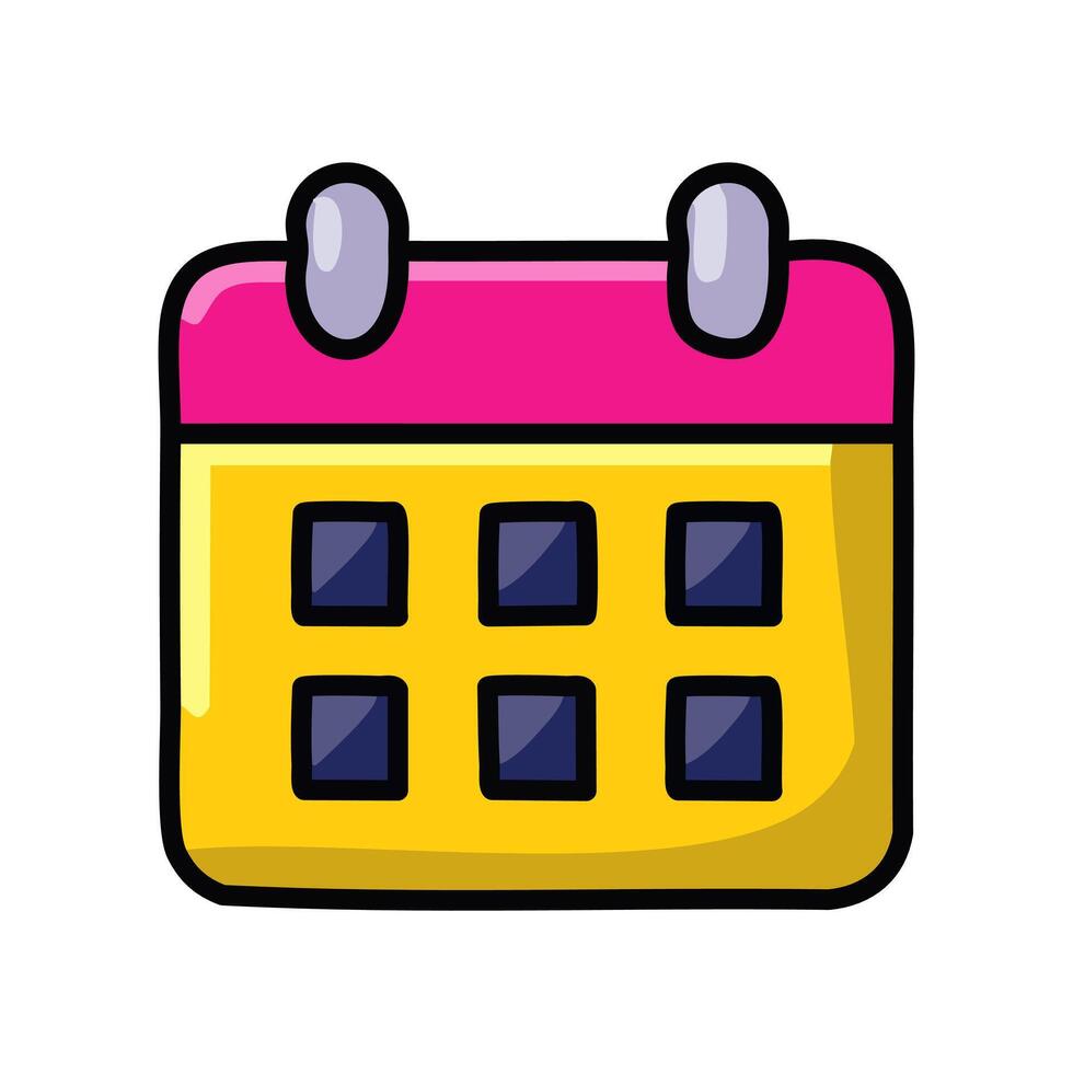 calendar reminder isolated icon illustration design vector