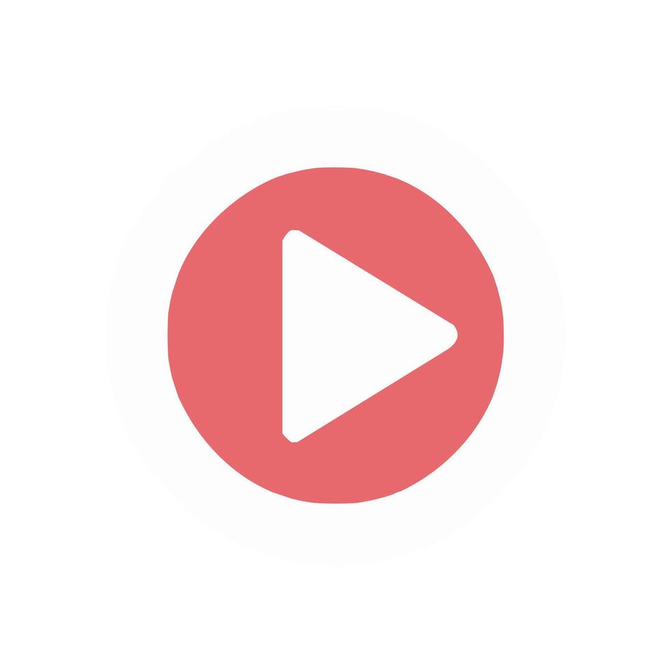 Play button icon. Play button icon. vector