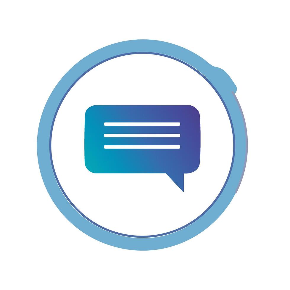 speech bubble message isolated icon illustration designicon illustration graphic design vector