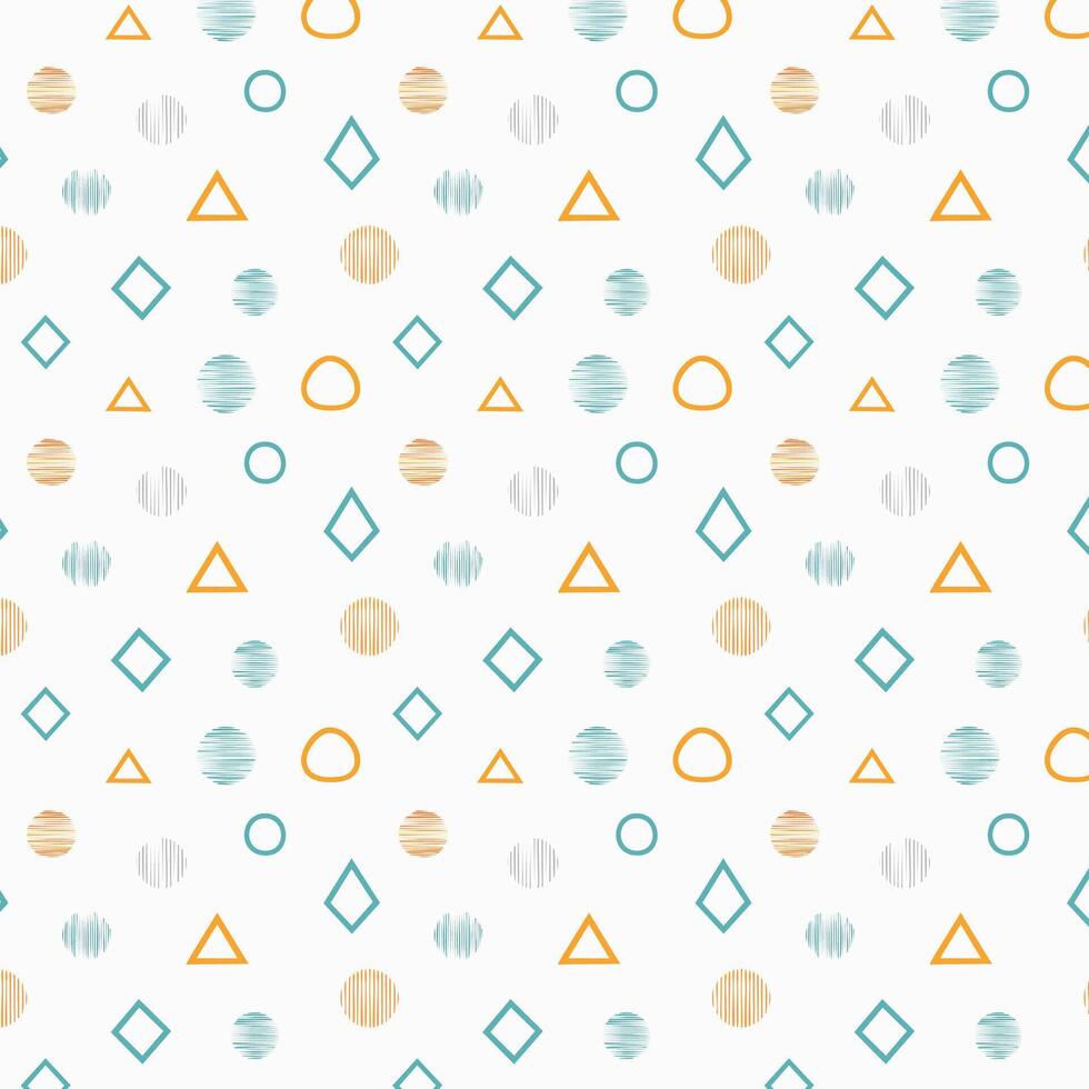 Geometric pattern with hexagons and dots. Abstract background. illustration. vector