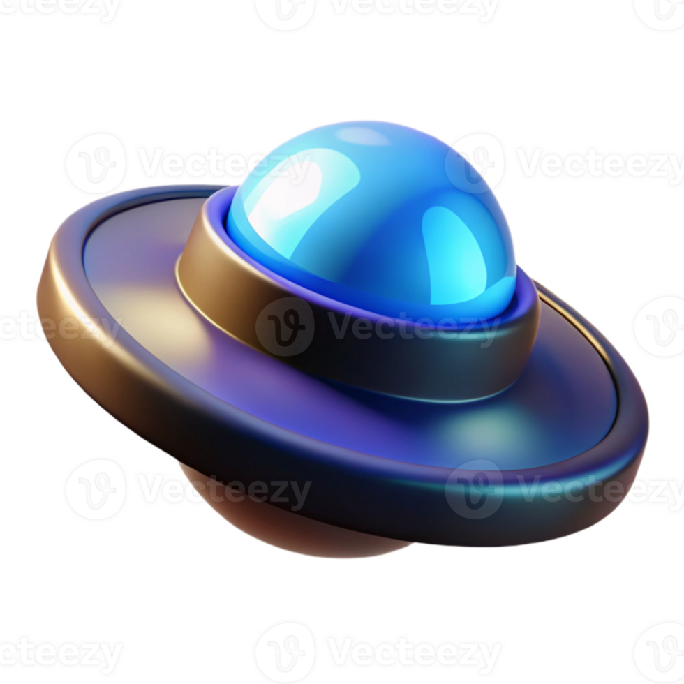 impressive minimalist 3D Render of a Futuristic Spaceship original png