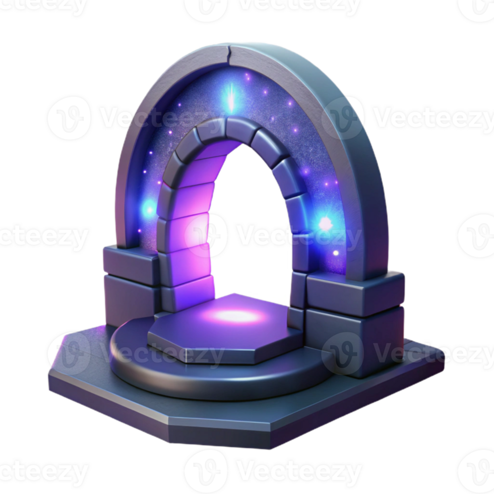 stunning modern 3D Render Mystical Archway detailed png