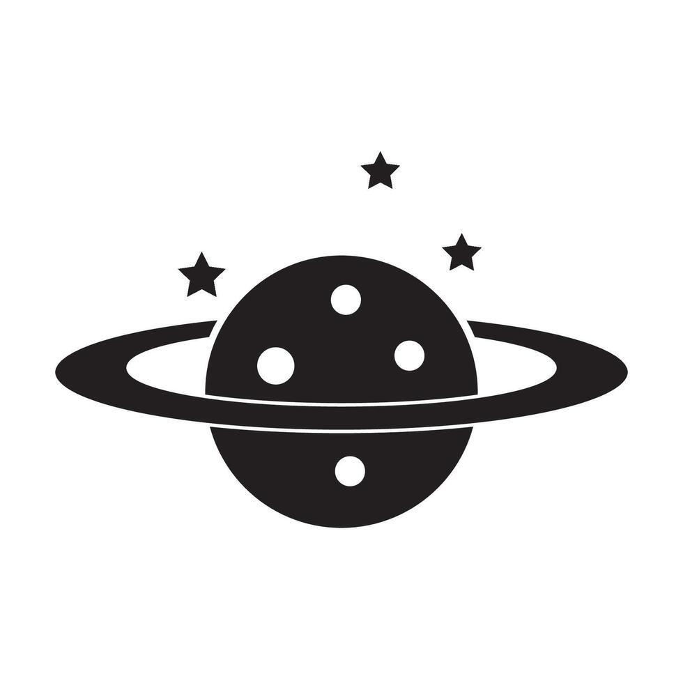 system planet icon illustration design template vector