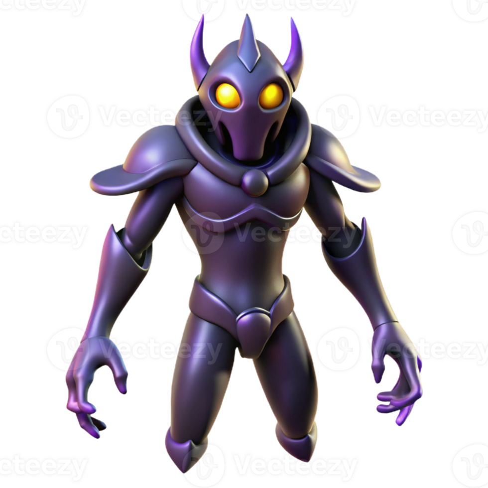 dramatic artistic Dark Knight 3D Render original png