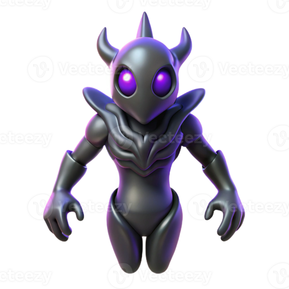 impressive vintage Dark Fantasy 3D Render of a Creature exclusive png