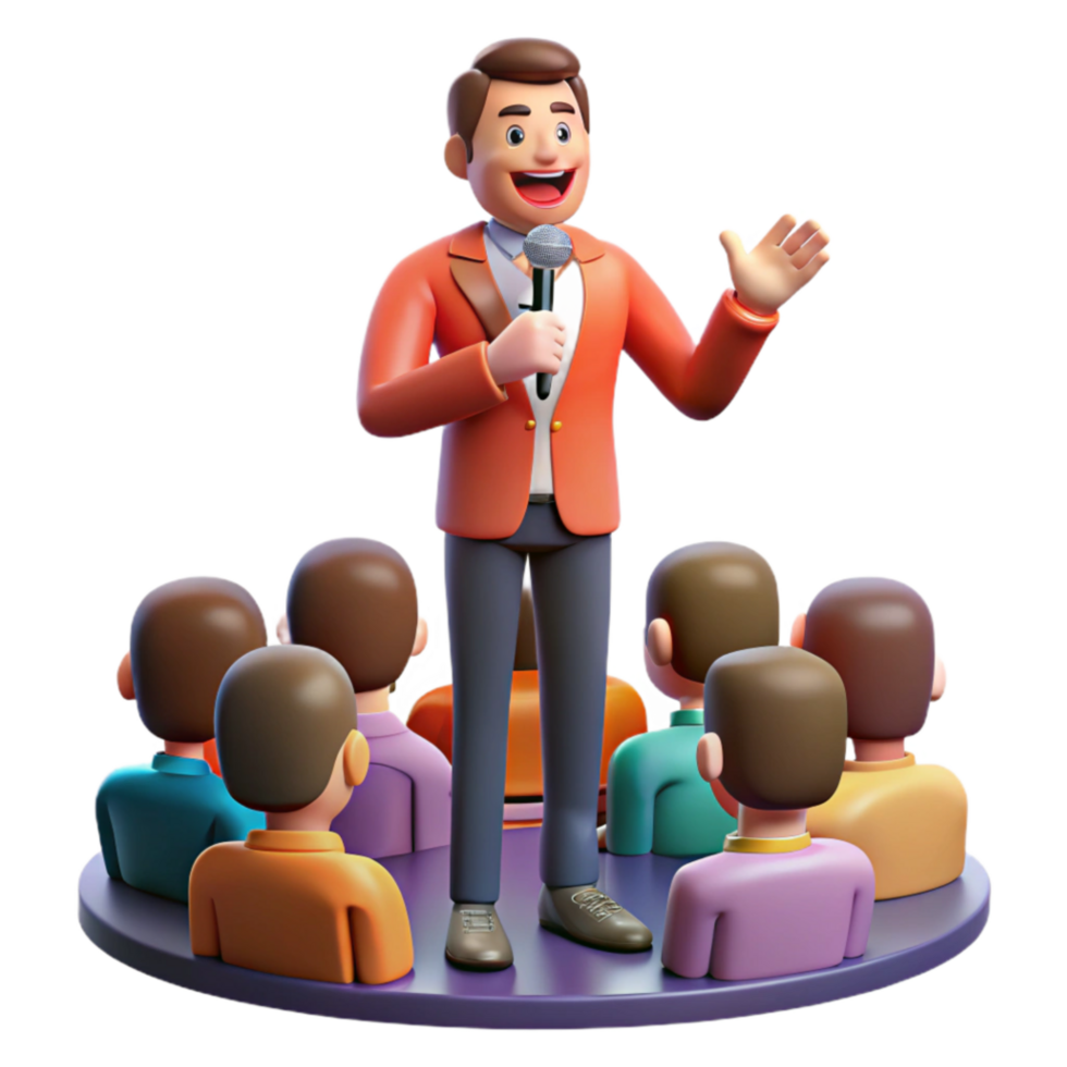 dramatic classic Public Speaking Presentation Skills for Engaging Audiences high resolution png