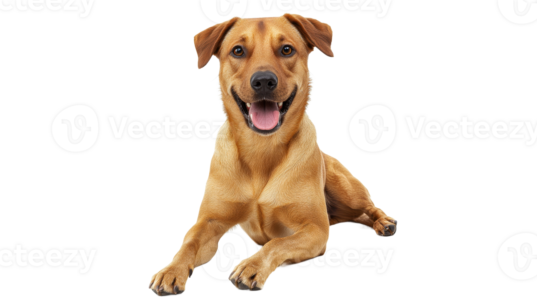 Joyful dog with a friendly face png