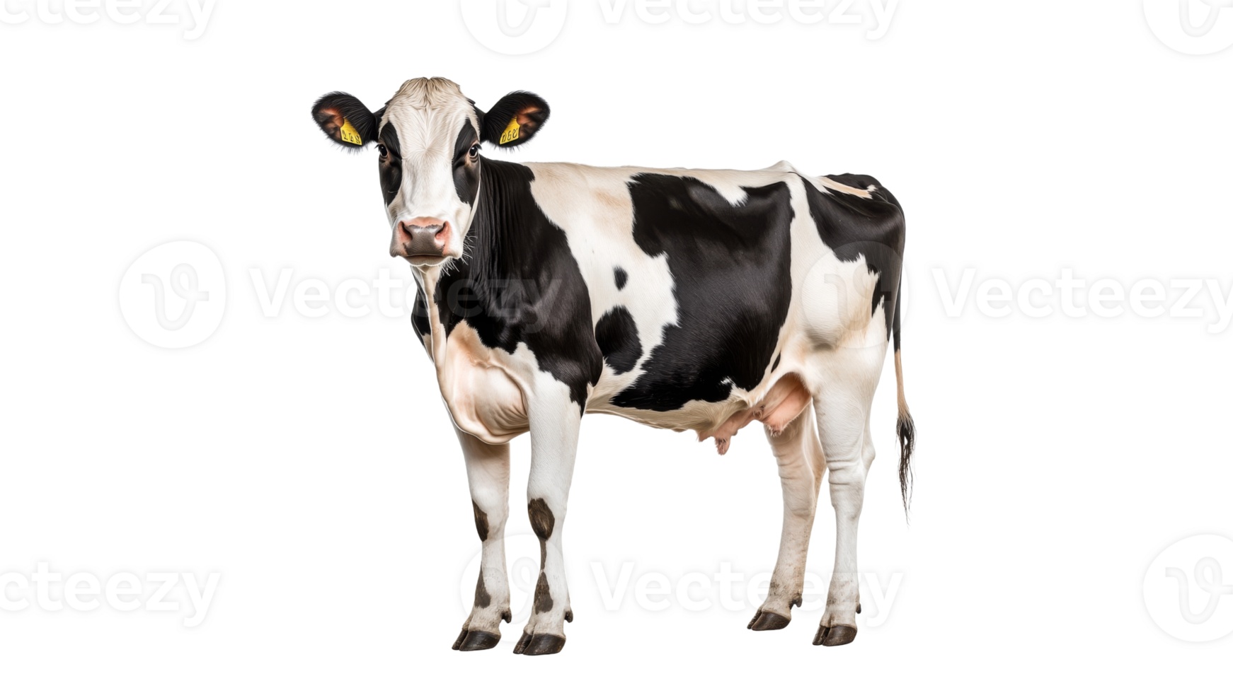 Cow standing in a bright setting on a farm png