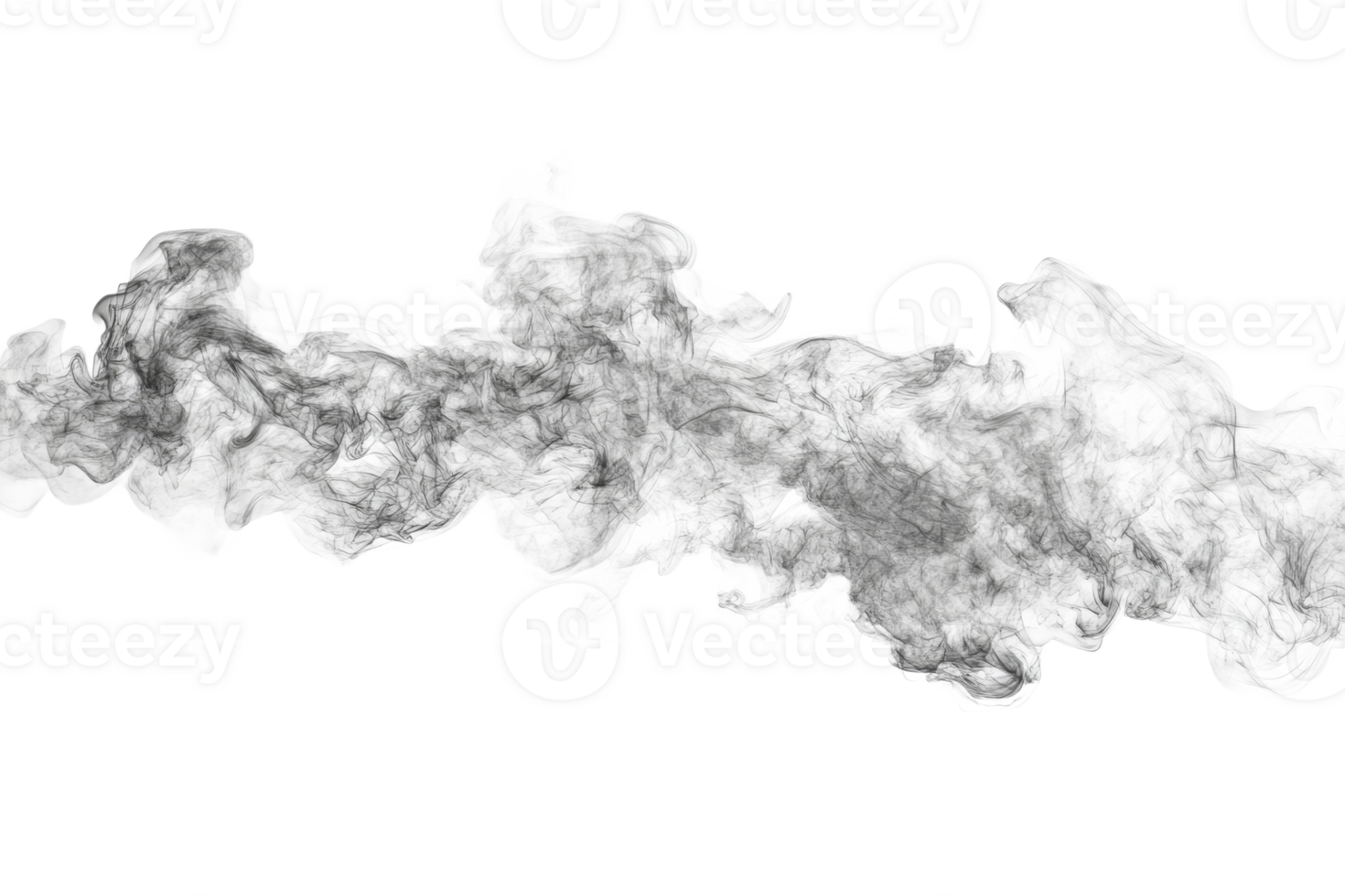 Smoke swirling in a soft, ethereal pattern png