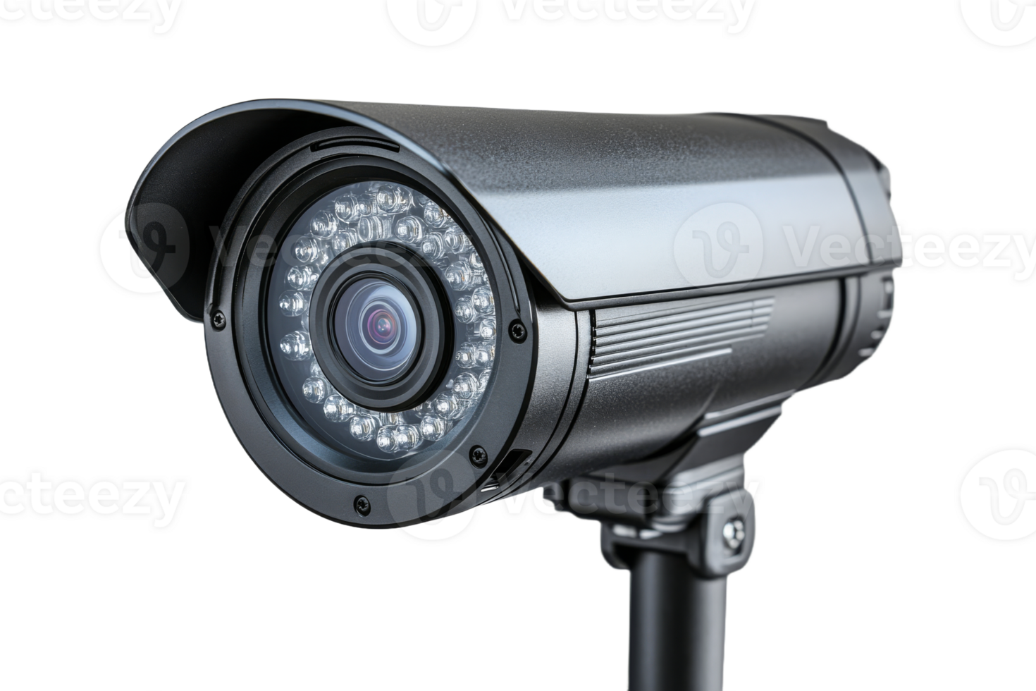 Night vision security camera in focus png