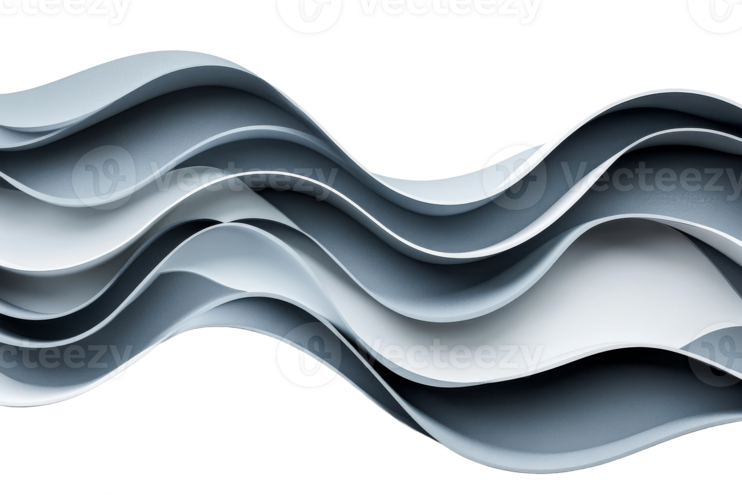 Wavy gray patterns create a soothing visual effect png