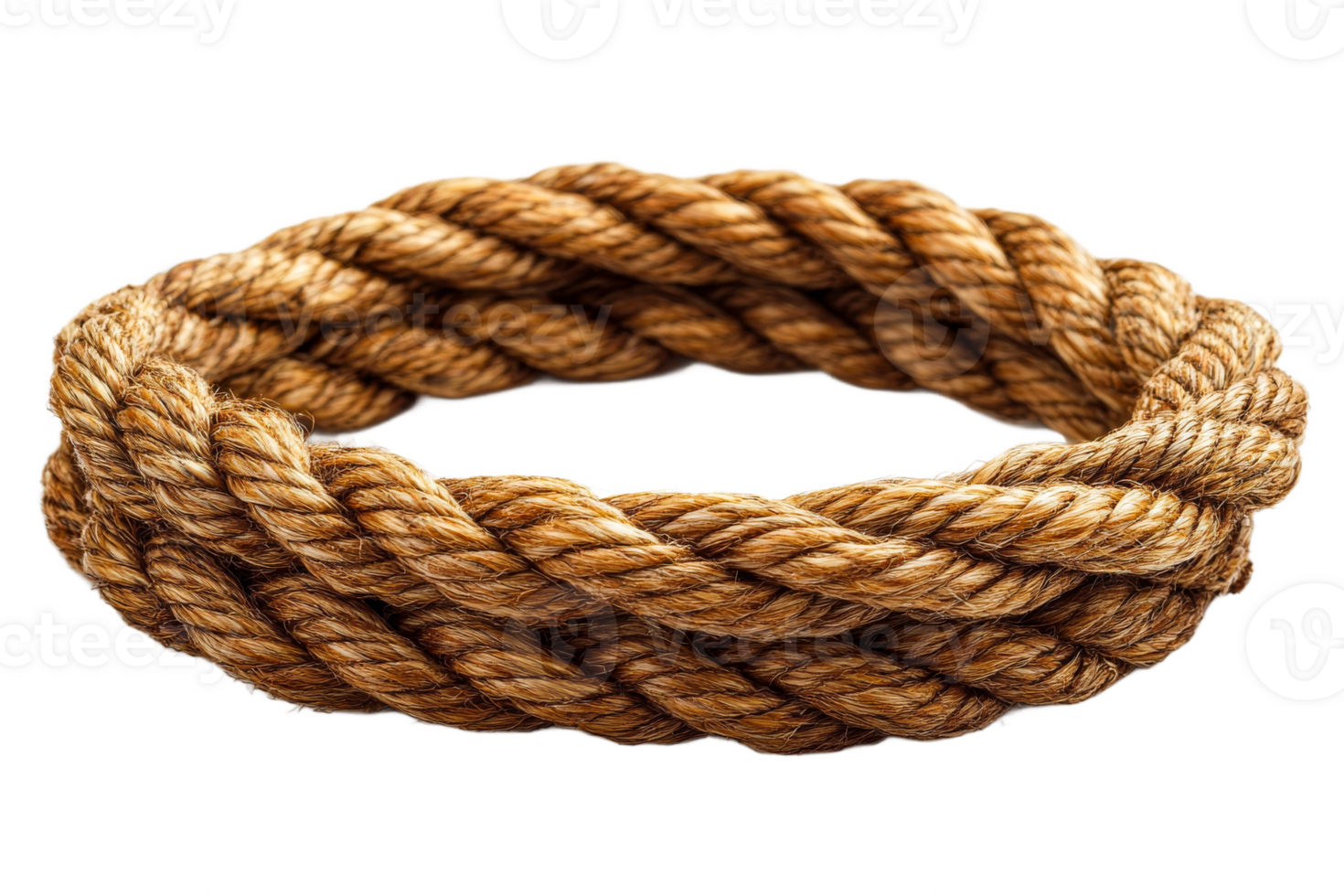 Natural rope coil designed for various purposes png