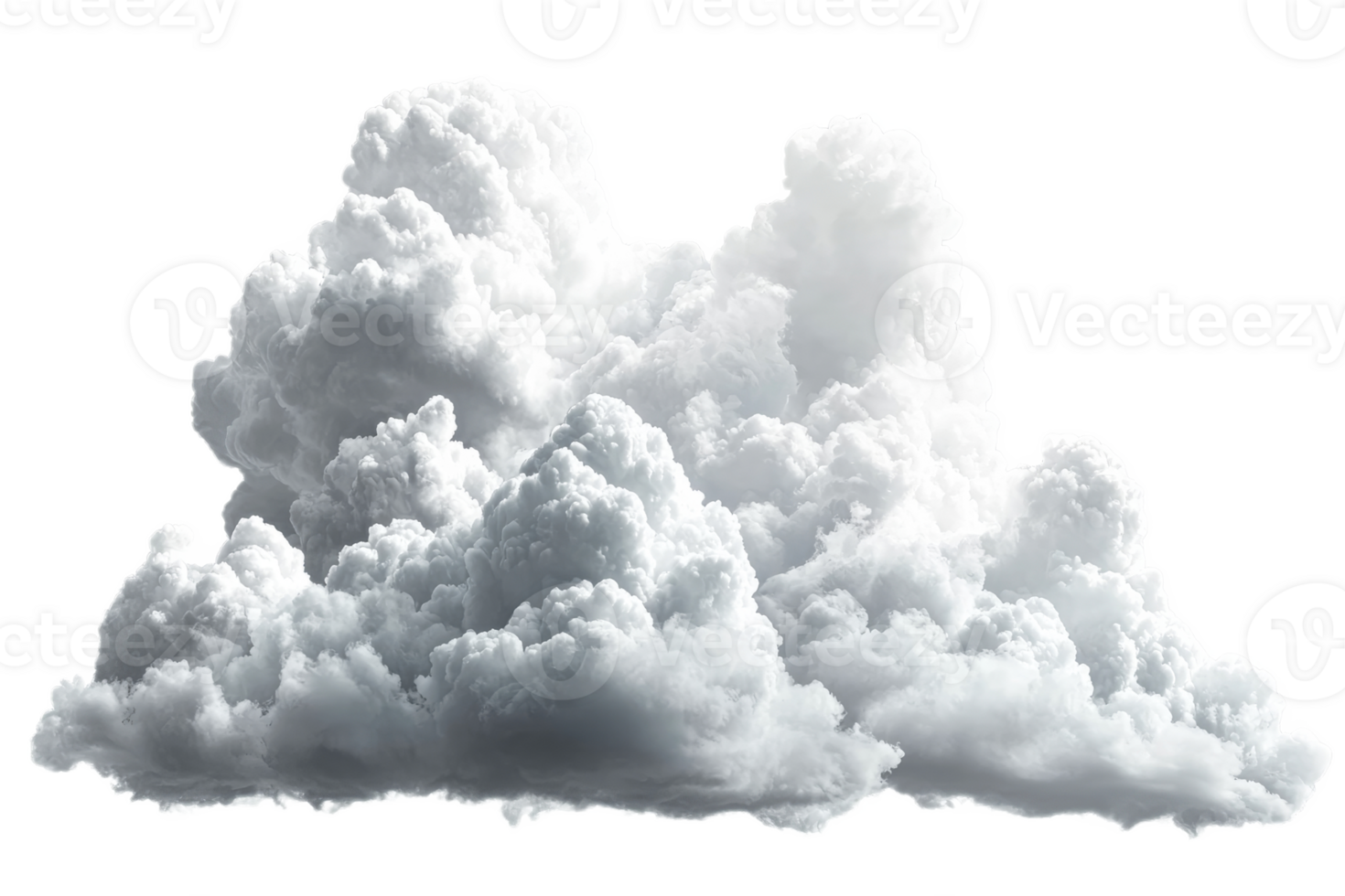 Striking clouds on a bright backdrop png