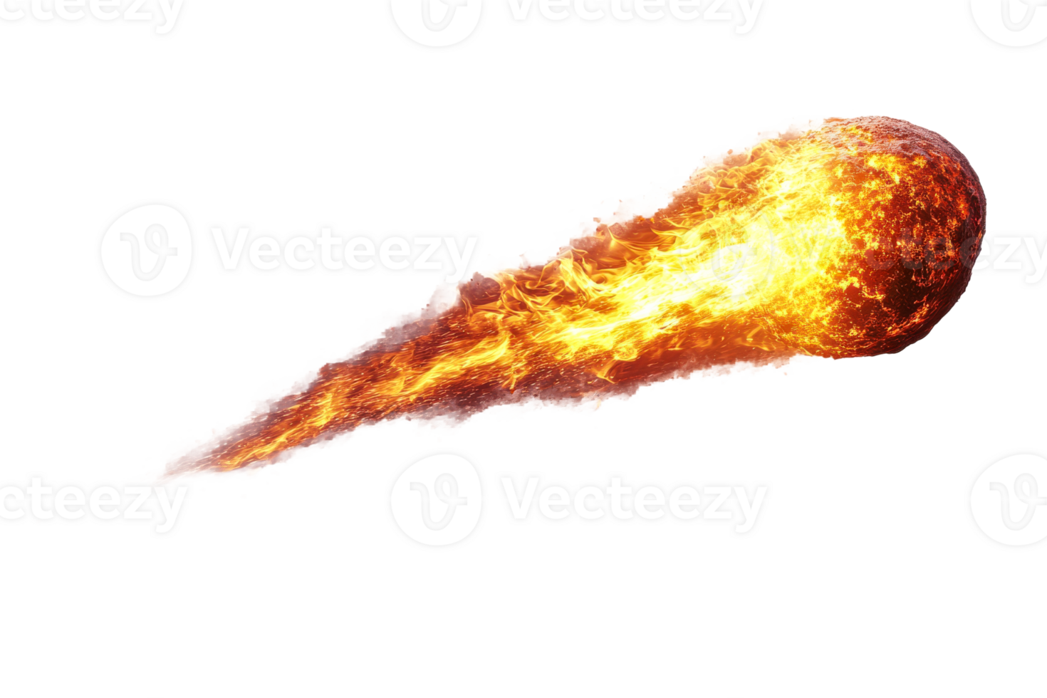 Meteor blazes through the night sky png