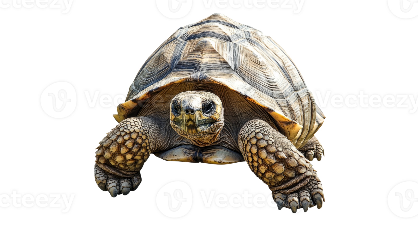 Large tortoise walking on a flat surface png