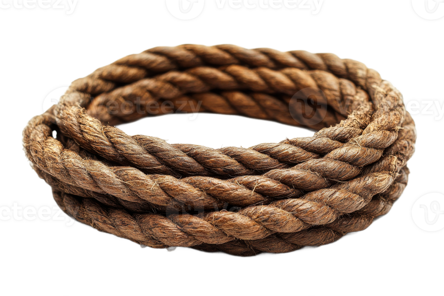 Natural jute rope coil ready for various uses png