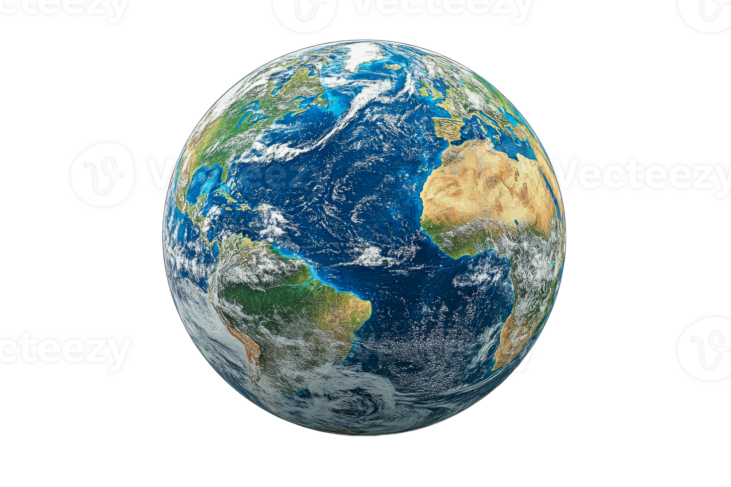 Earth from space oceans and continents png