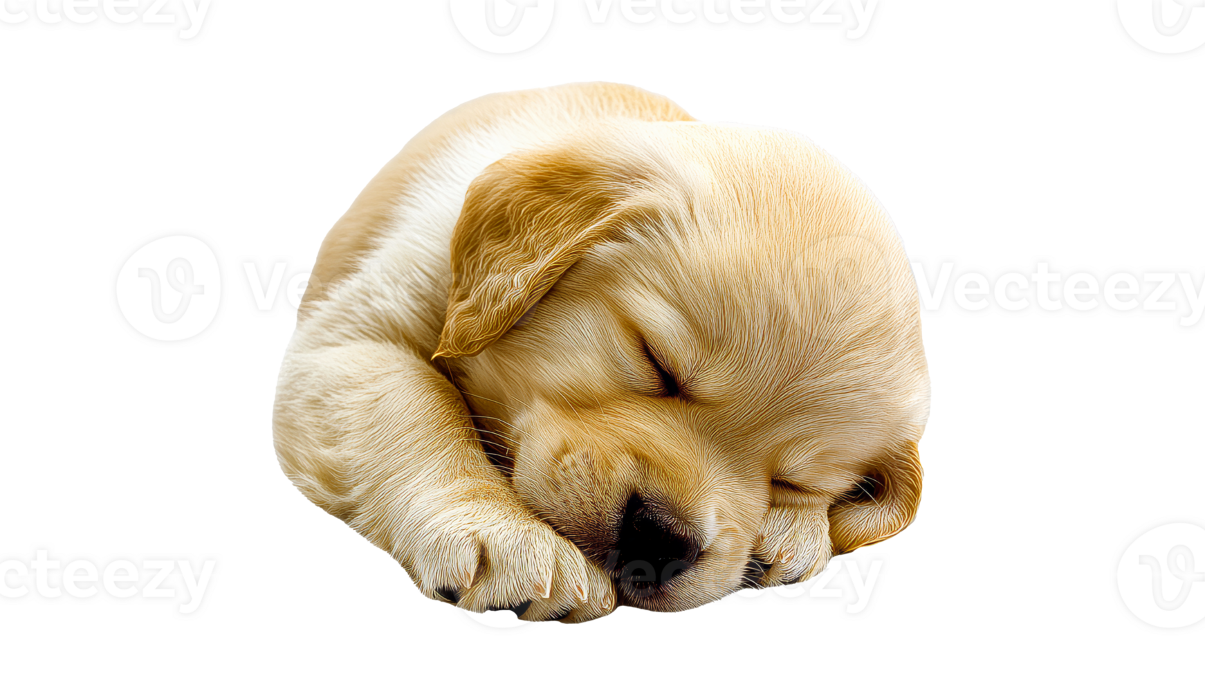 Cute sleeping puppy rests peacefully on the ground png