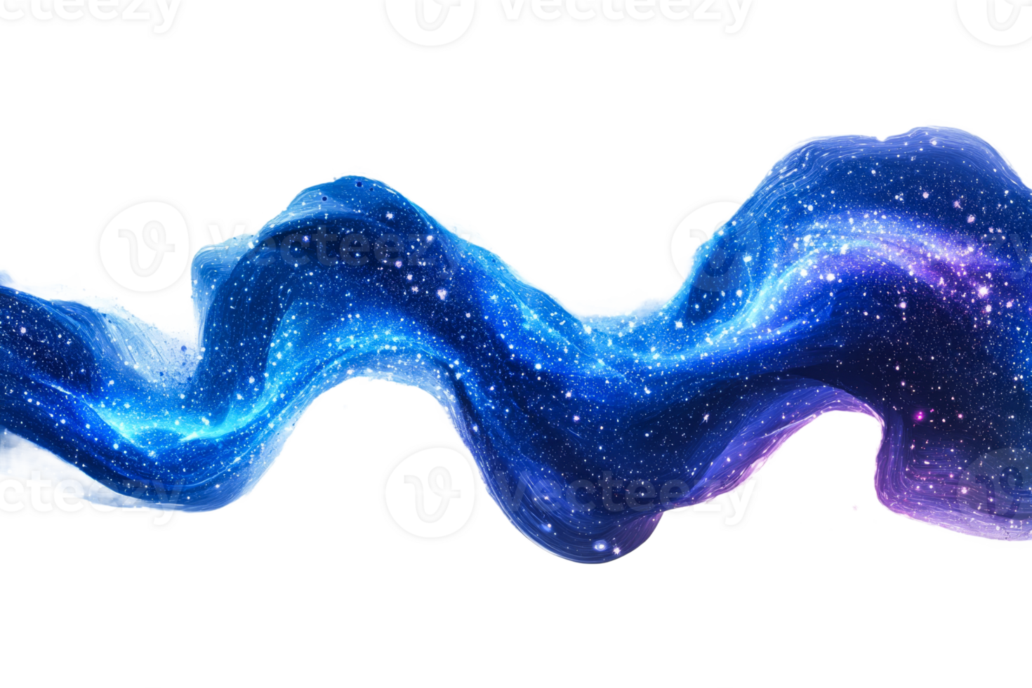 Stunning cosmic wave of stars and colors in space png