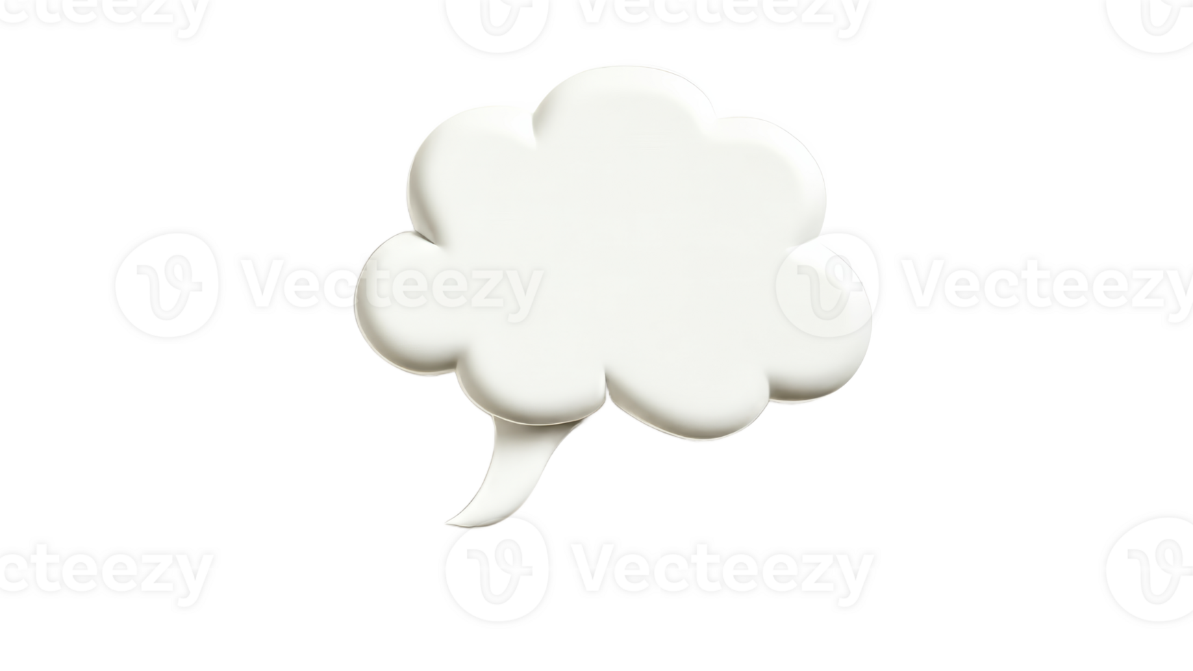Design of a speech bubble on plain bg png