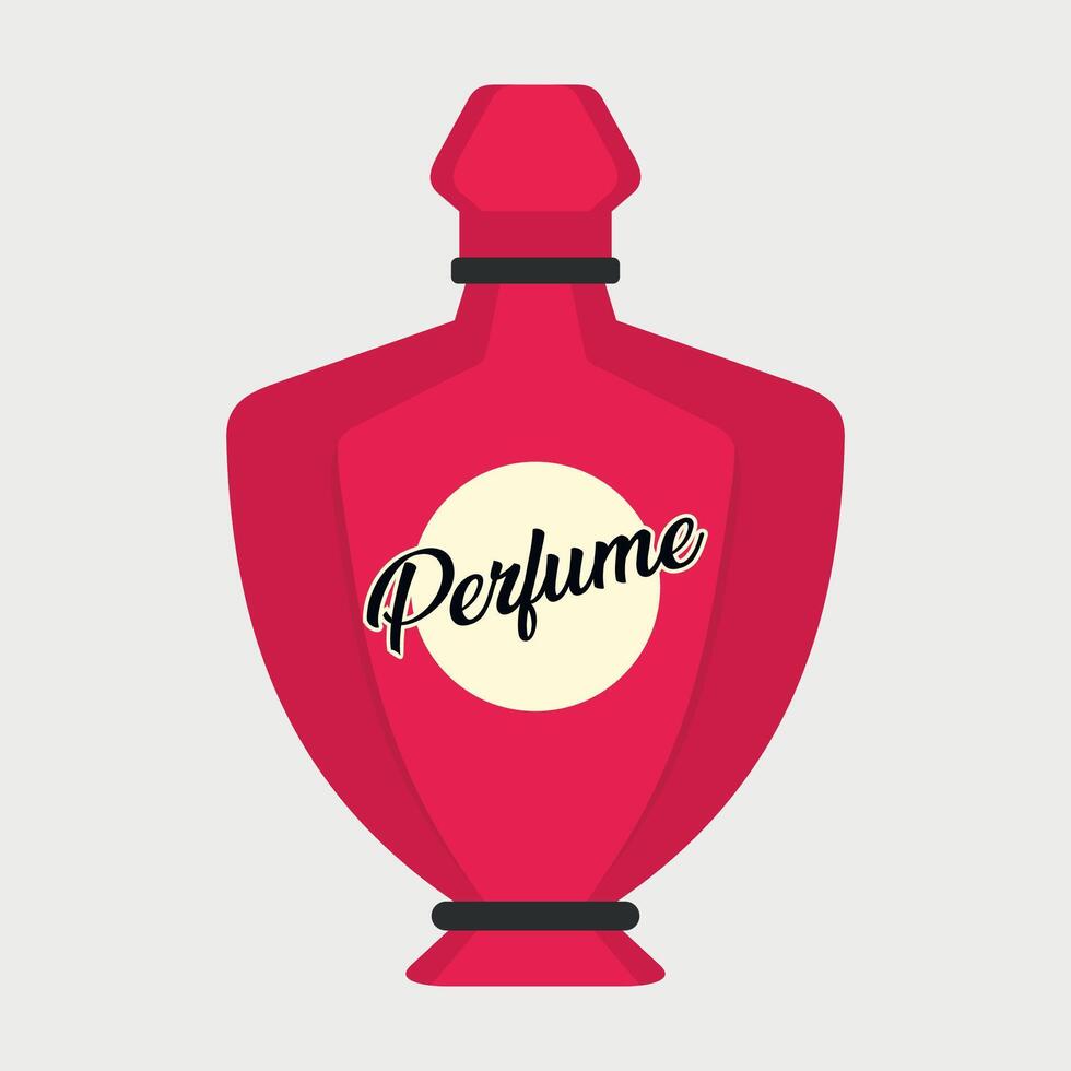color sign icon of perfume bottle on white background vector