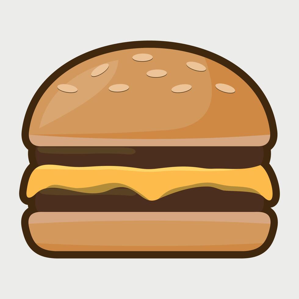 hamburger icon on white background vector