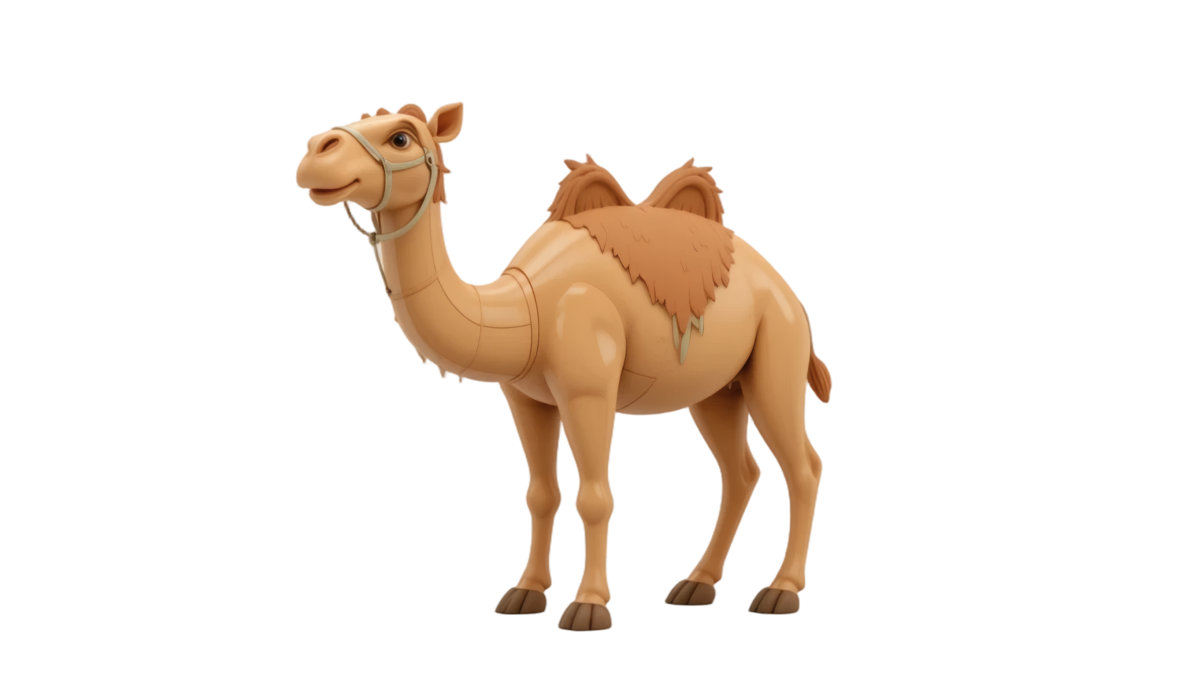 An illustration of camel standing in an isolated background png